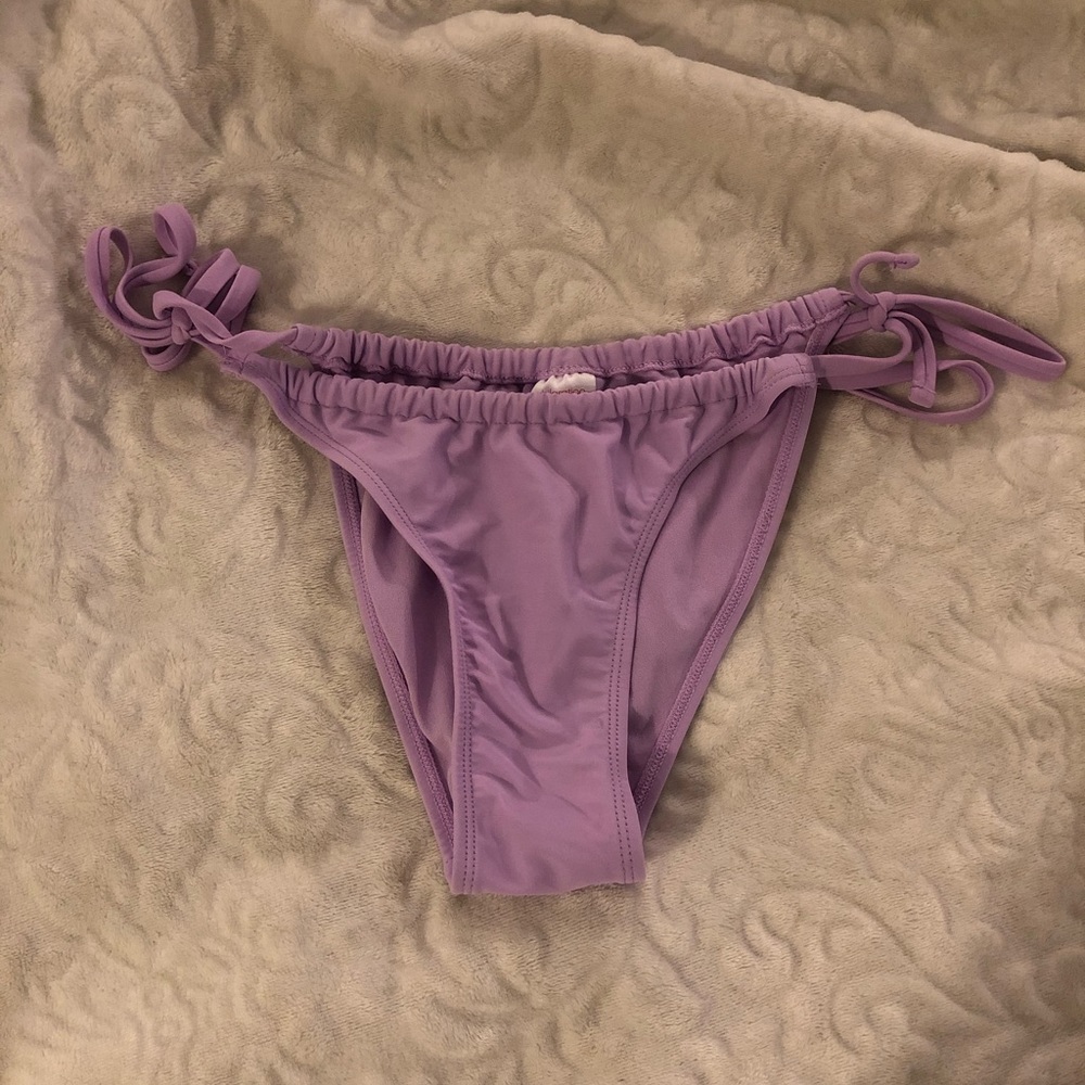 Xhilaration Lilac/Purple Shirred Bikini Bottom